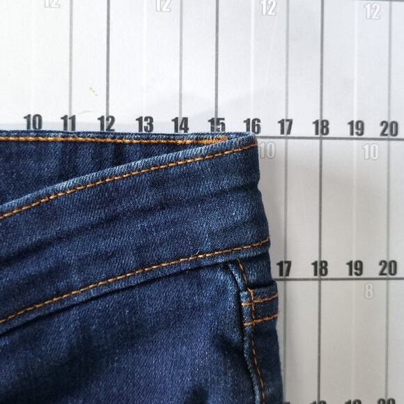 Gap Low Rise Jeans Womens 28 Short Blue Jegging Dark Wash Y2K Preppy Retro - Picture 7 of 8